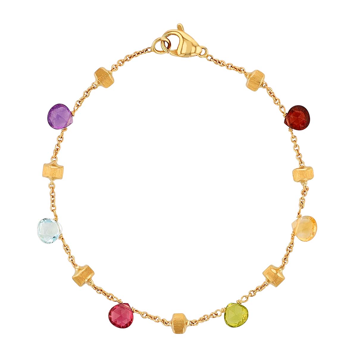 Marco Bicego Paradise Mixed Stone Single Strand Bracelet